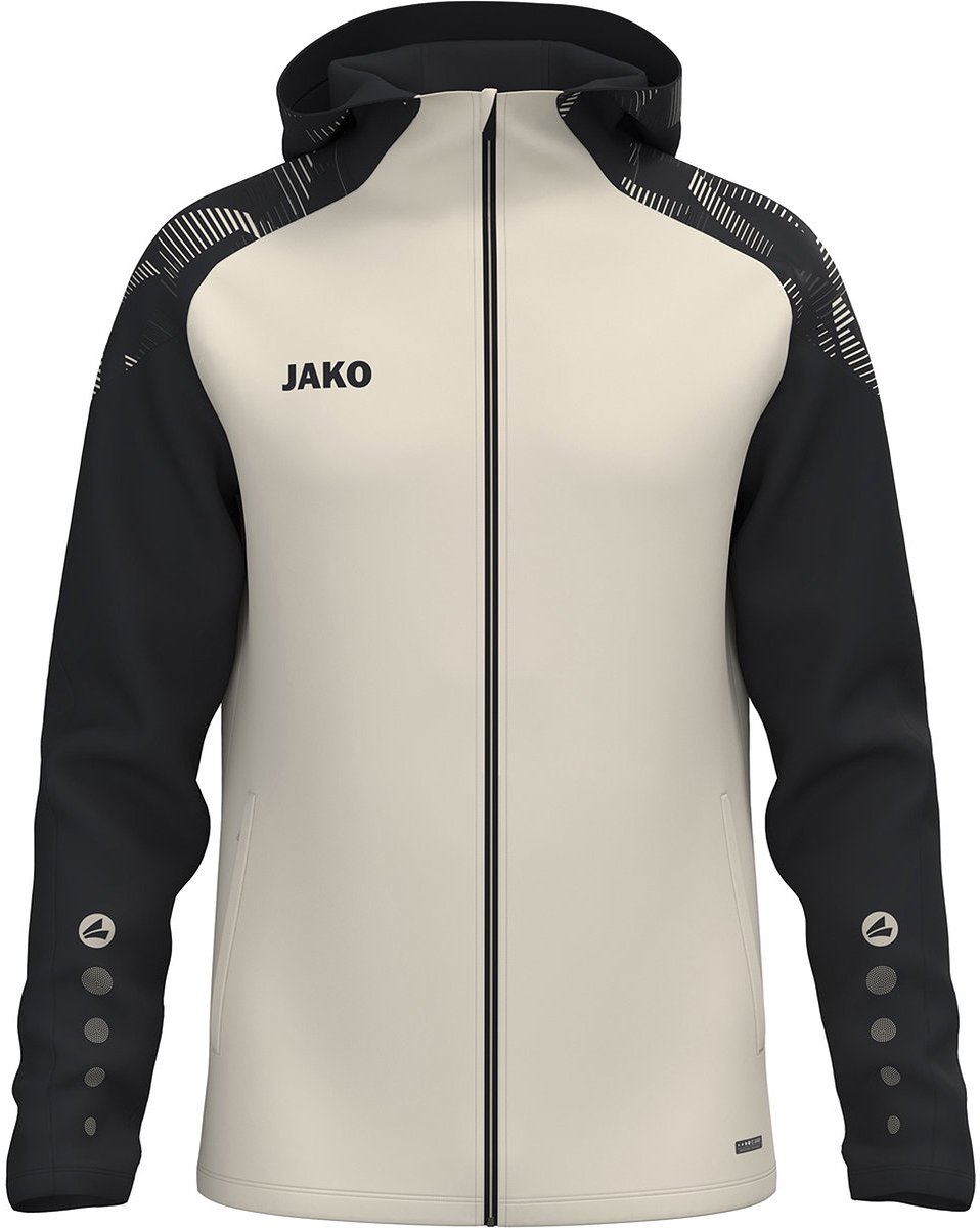 Jako Sonic Jas Met Kap Heren - Off White | Maat: 3XL
