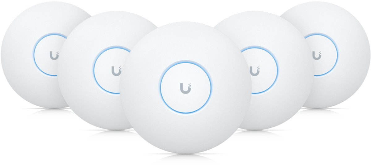 Ubiquiti UniFi 7 Pro - Network Accesspoint - WiFi Versterker - Tri-Band - Wi-Fi 7 - PoE+ - 5-Pack