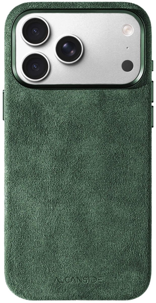 iPhone Alcantara Case - Midnight Green