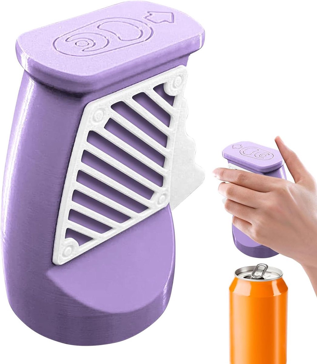 Blikopener - Blikjes opener tab - Dranken openen - Eenvoudige bediening - Standaard - Lavendel