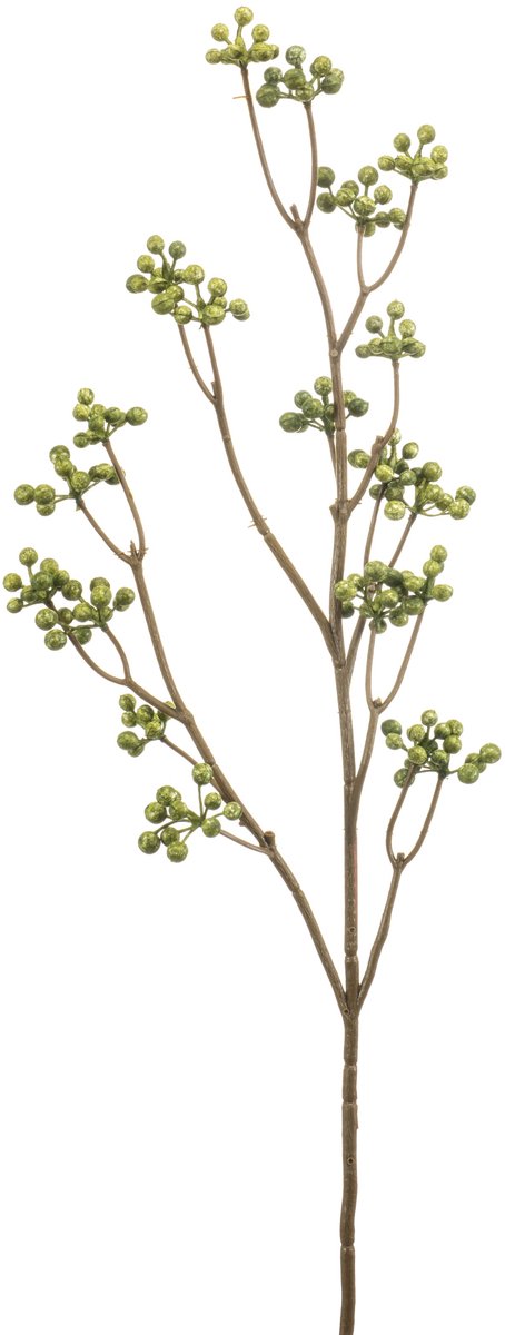 Kunsttak Berry met Besjes - Decoratie Kunststof Stof