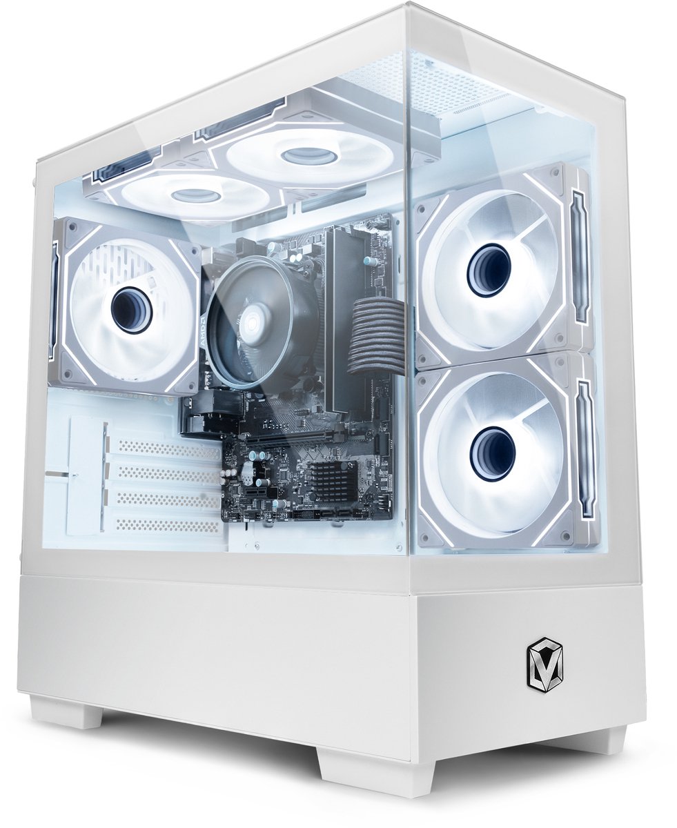 Vibox Gaming PC - Ryzen 3 3200G - Onboard Videokaart - 16GB RAM - 480GB SSD - Windows 11 - WiFi 6 + Bluetooth 5.4