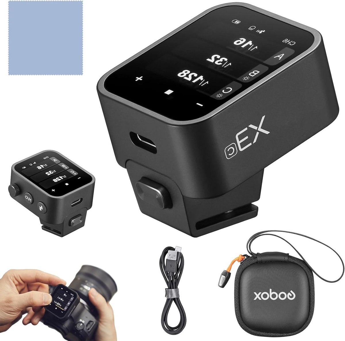 Draadloze TTL Flitser Trigger met Touch Screen voor Canon Camera's - Perfect voor Fotografie en Evenementen
