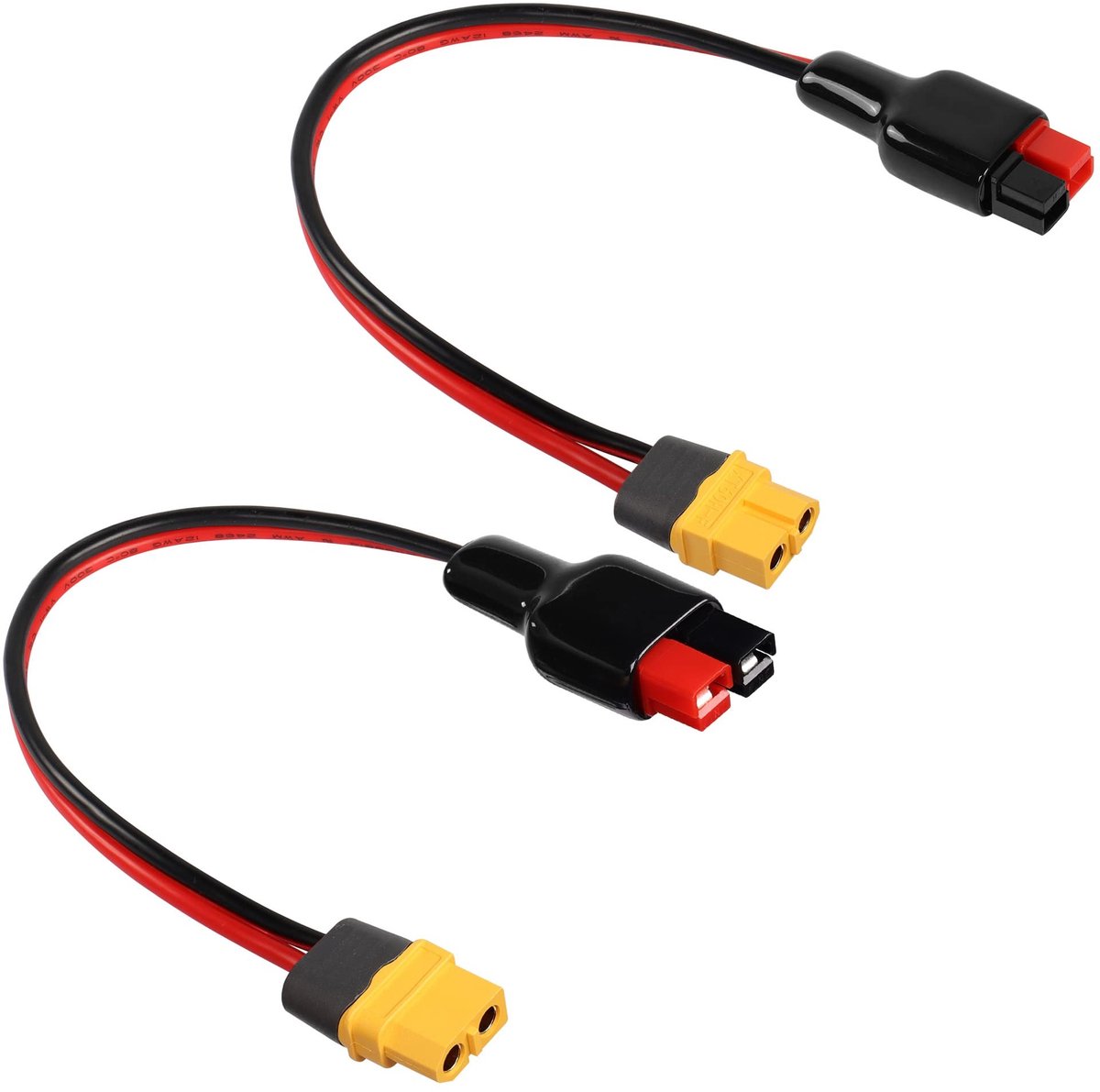Allecto - Qianrenon 12Awg 45A Xt60 Connector Kabel - 30cm - 2 Stuks