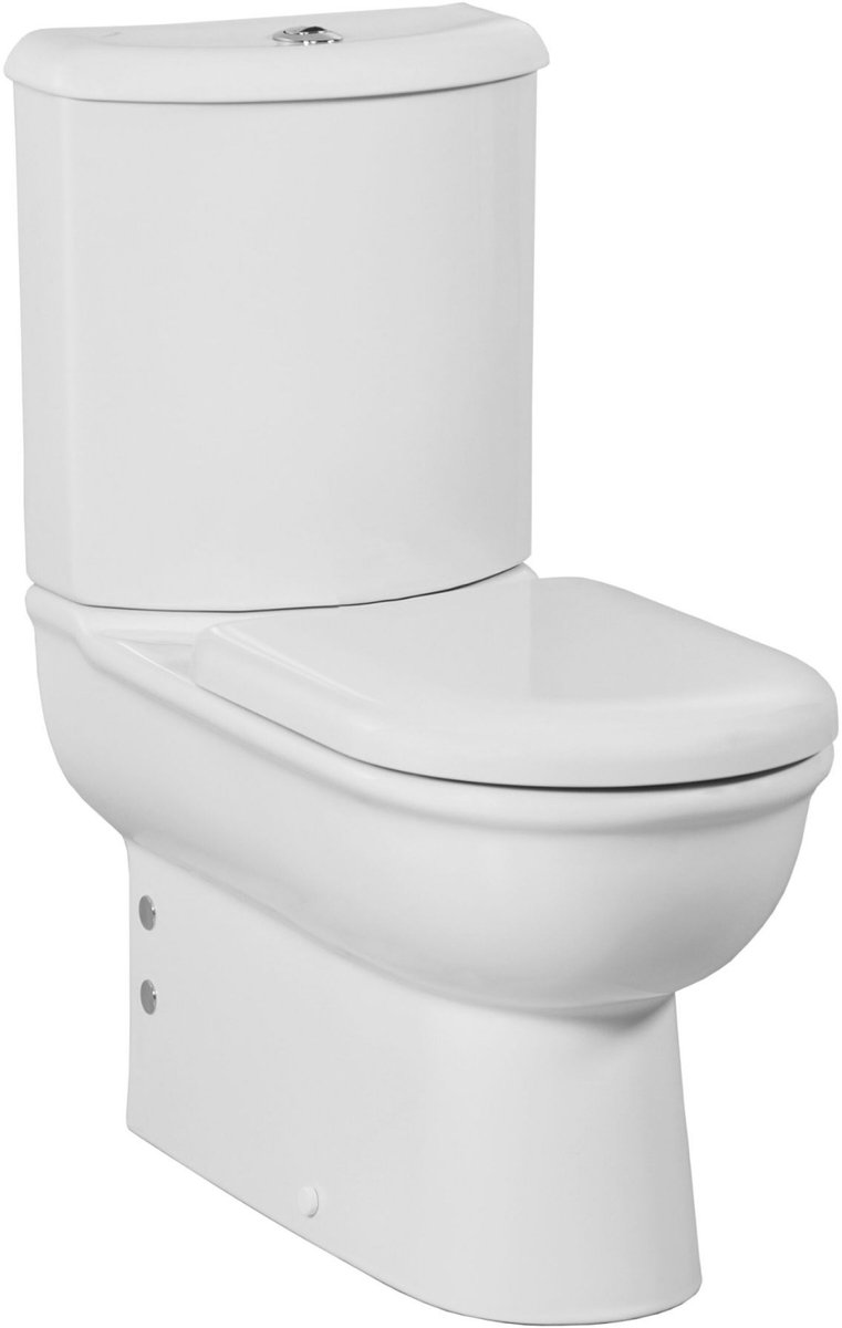 Creavit Selin staand toilet / vloertoilet – muur/onder-uitgang – wit