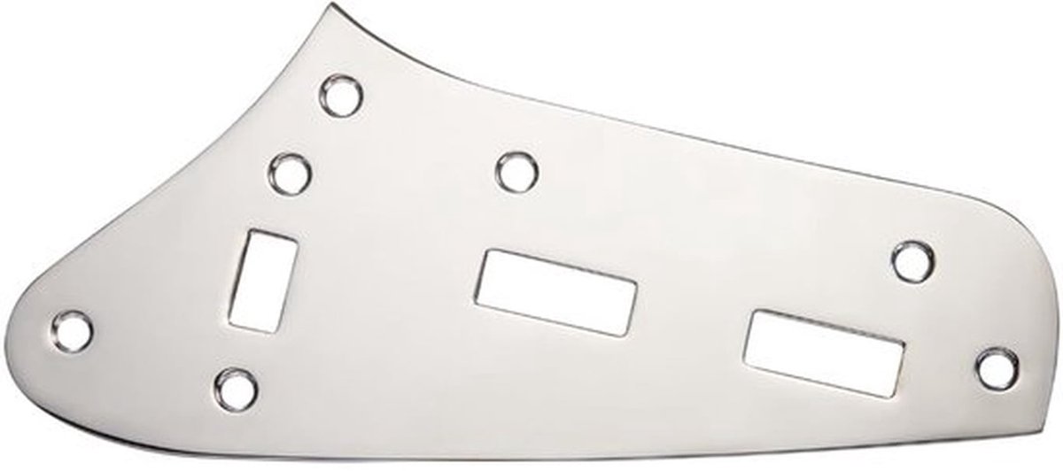 Vintage Style Upper Control Plate Top Switch Plate voor Vintage Jaguar Gitaren Chroom