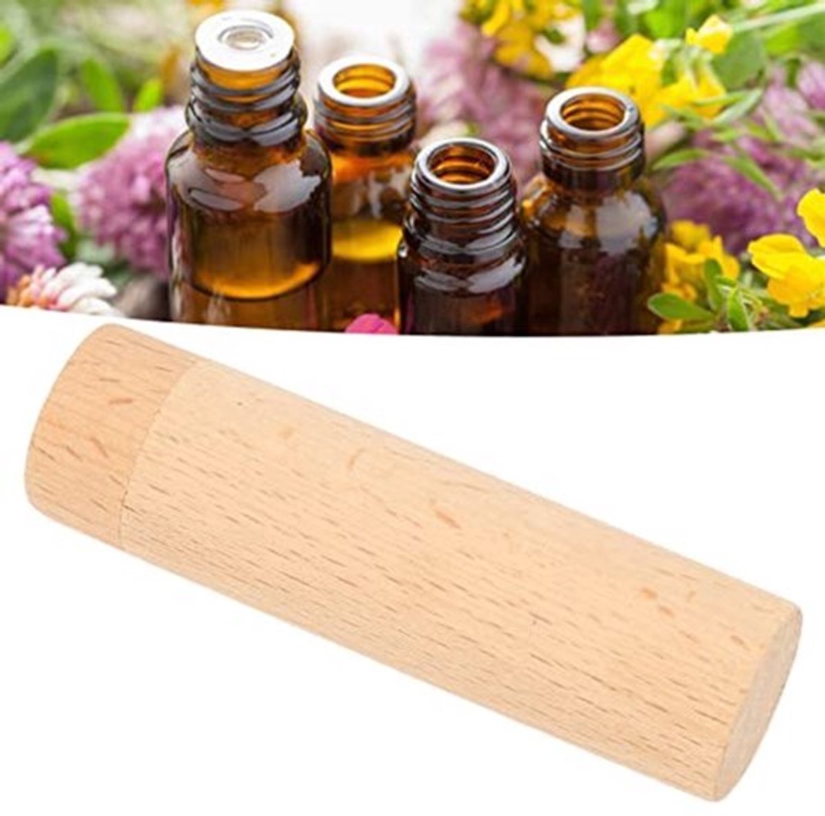 Aromatherapie Diffuser Model P120 - Hout - Ergonomisch en Draagbaar voor Yoga en Meditatie