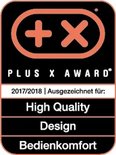 Plus X Award "High Quality", "Design", "Bedienkomfort" 2017/2018