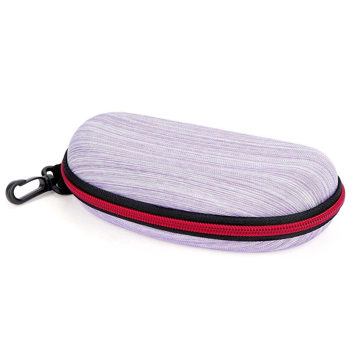 Dailygoods - Oversized Zonnebrillenhoes - Grote Brillenhoes - Ideaal voor bescherming - Paars - Perfect voor zonnebrillen - Compatibel met diverse mod