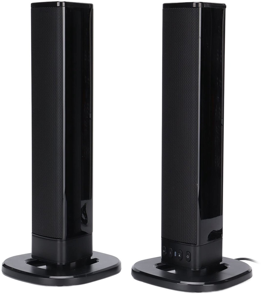 Elzusha - Home Theatre Vloerstaande Luidspreker - Draadloze Bluetooth Soundbar - Oplaadbaar - LED-indicator - Geschikt voor TV en Computer - BS-36