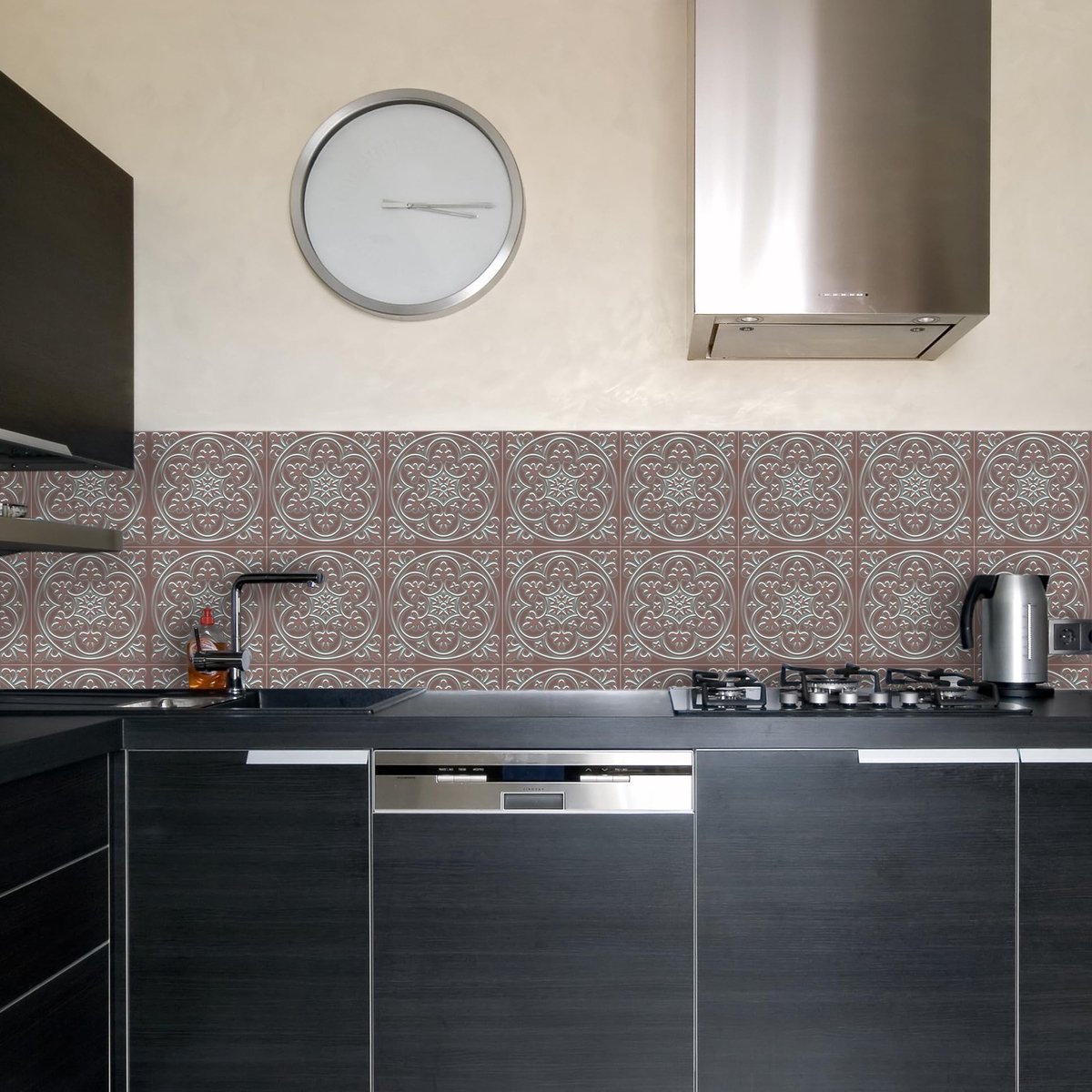 Dailygoods - 3D Vinyl Wandtegel Stickers - Waterdicht - Zelfklevend - Geschikt voor Keuken en Badkamer - Decoratie