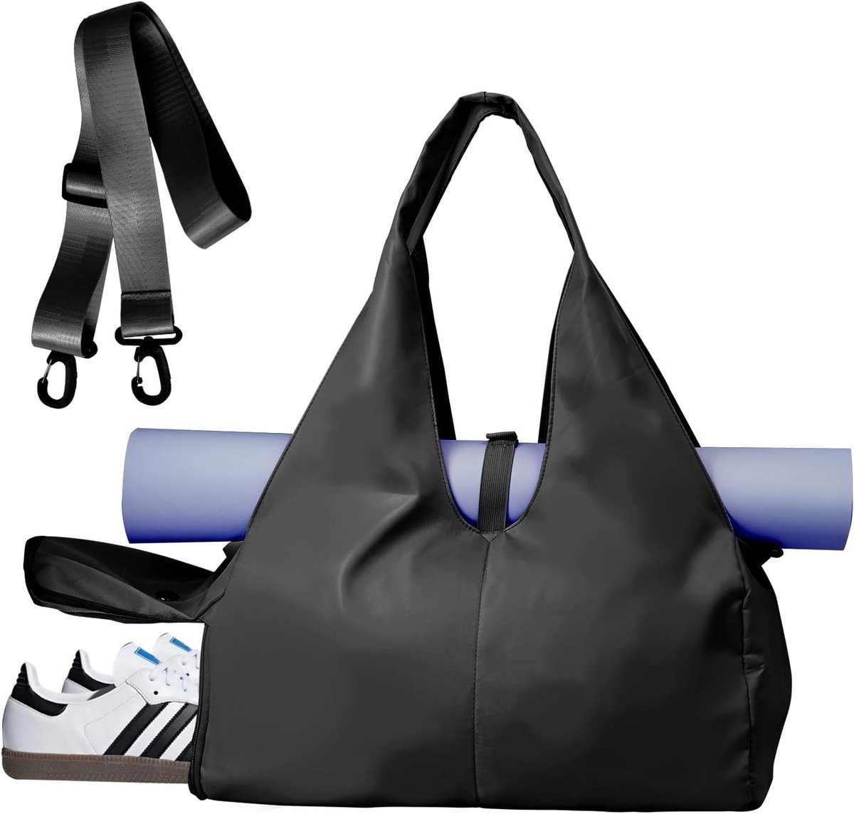 Yoga Tas voor Dames - Sporttas voor Fitness, Gym en Yoga Accessoires met Ruimte voor Mat