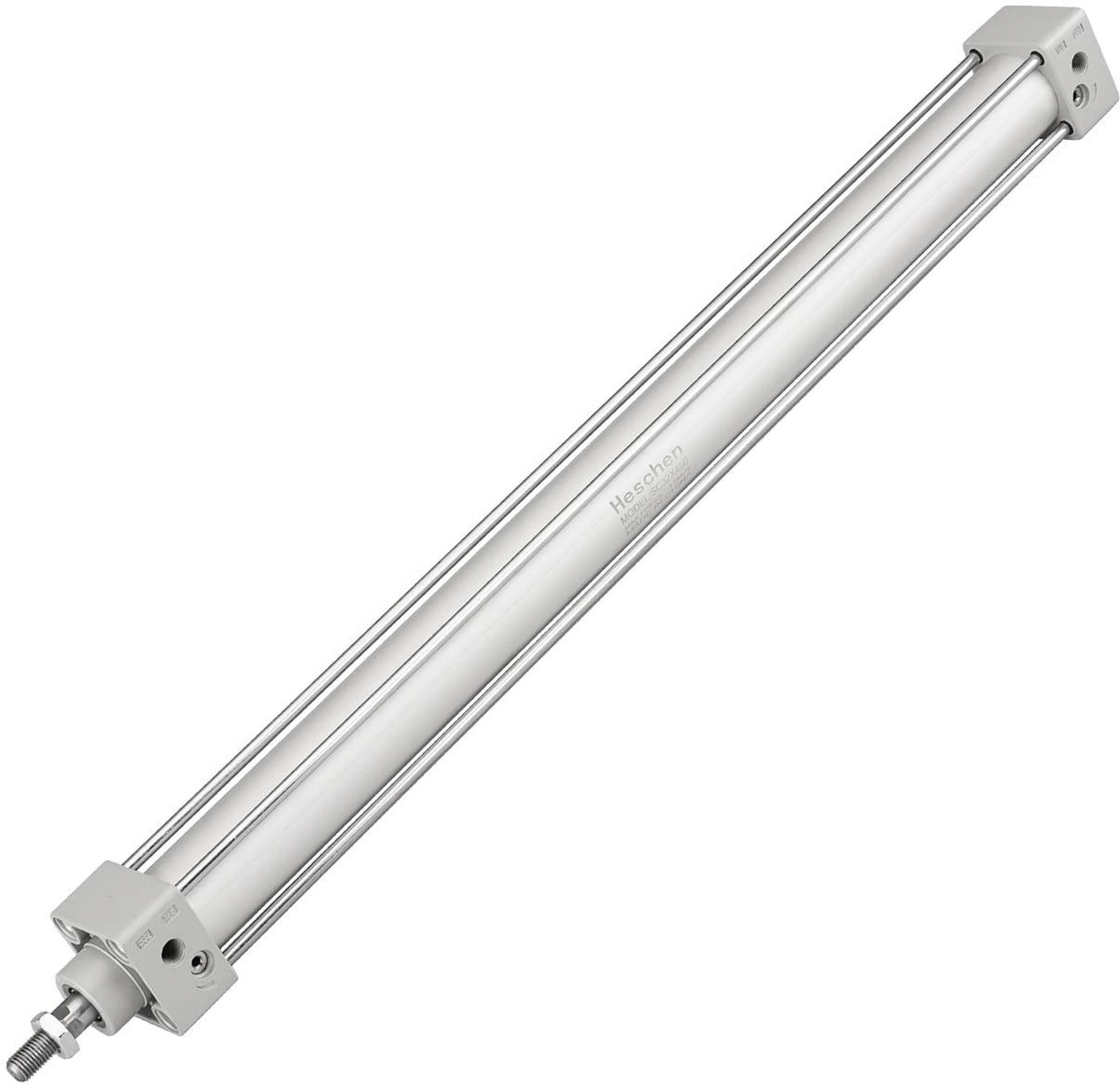 Elzusha - Pneumatische Standaardcilinder - Dubbele Actie - 450mm Slag - 32mm Diameter - Ideaal voor Automatisering - Voor Industrie en Wetenschap -...