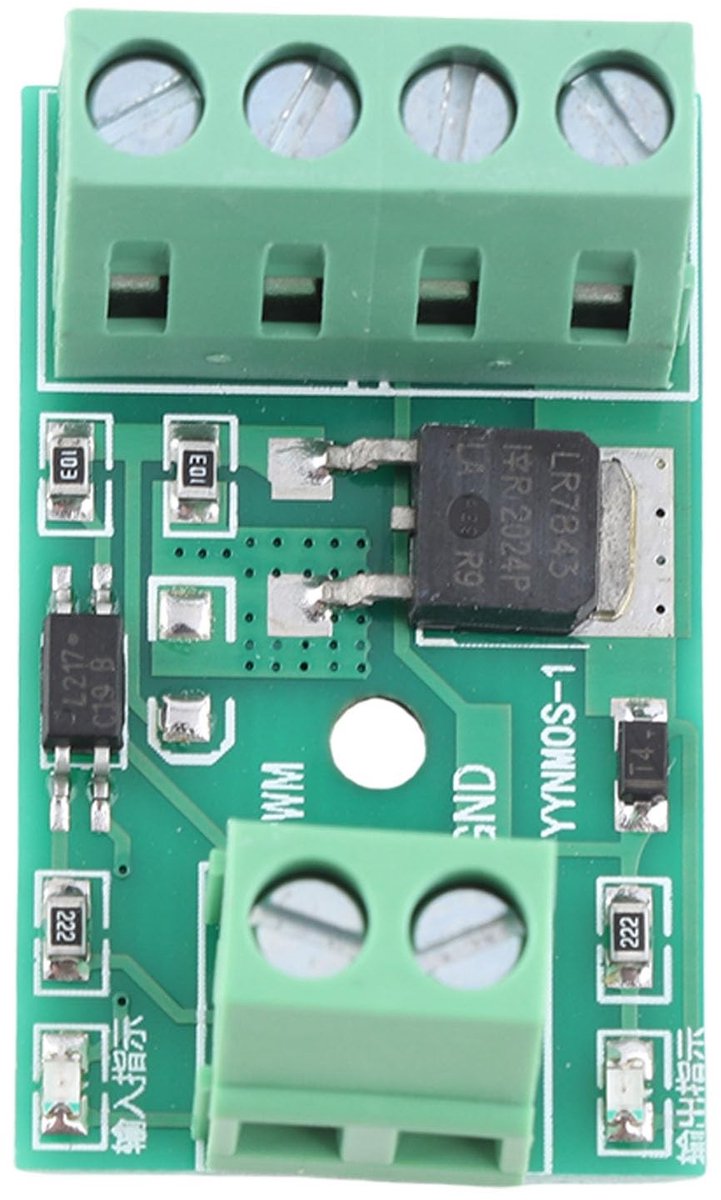 Livia home - Modulo Driver - PWM Sturing - Hoge Capaciteit - 3-20V Aansluitingen - 10A Stroom - Perfect voor 3D-printers - Compact Model