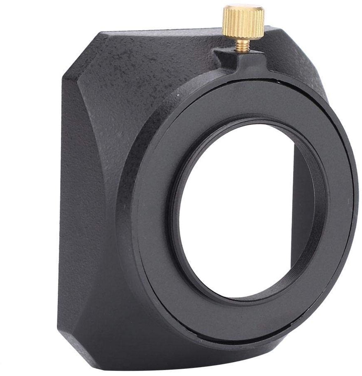 Mugast Rechthoekige zonnekap, 37 mm, 39 mm, 40,5 mm, 43 mm, 52 mm lensbescherming voor DV-camcorder-digitale videocameralensfilter (40,5 mm)