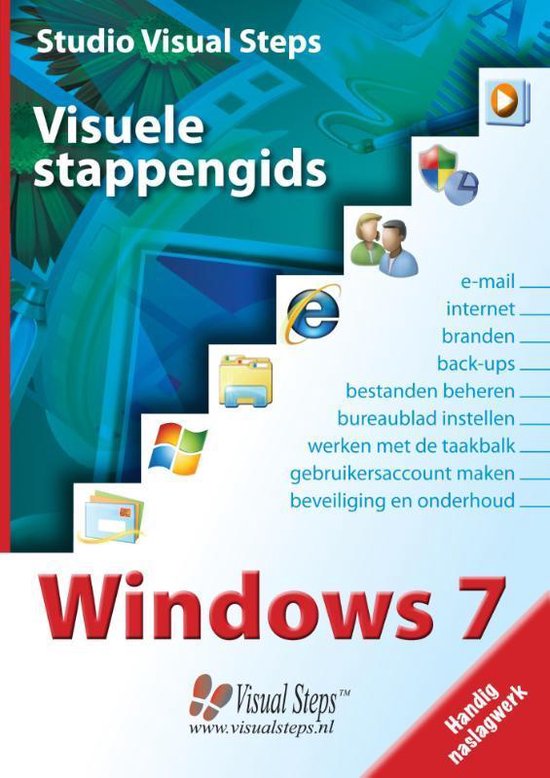 Cover van het boek 'Visuele stappengids Windows 7' van Studio Visual Steps