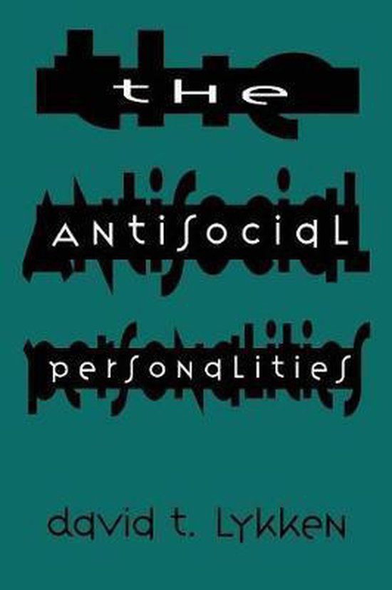 Antisocial Personalities - cover