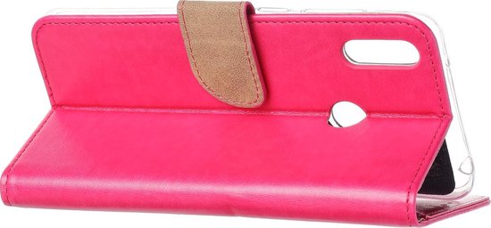 Coque Huawei Y7 2019 Rose avec Porte-Cartes