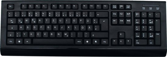 MediaRange MROS104 clavier RF sans fil QWERTY Allemand Noir | bol.com