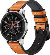Samsung Galaxy Watch bandje 46mm - iMoshion Echt Lederen Smartwatch bandje - Bruin