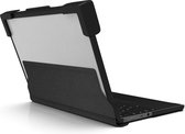 Lenovo 500e Chromebook Case - MAXCases - Extreme Folio-K Serie - Hardcover - Zwart - Lenovo 500e Chromebook Cover