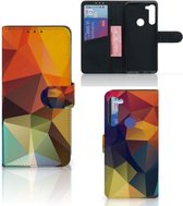 Leuk Hoesje Motorola G8 Power Smartphone Cover Polygon Color
