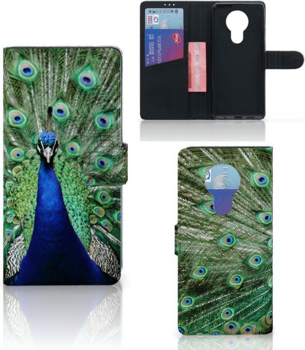 Nokia 5.3 Telefoonhoesje met Pasjes Pauw