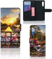 Bookcase Xiaomi Mi 9 Telefoon Hoesje Amsterdamse Grachten