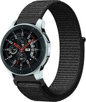 Samsung Galaxy Watch nylon band - zwart - 45mm / 46mm