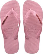 Havaianas - Top Logo Metallic - Roze Slippers - 35 - 36 - Roze