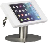 iPad tafelstandaard Fino voor iPad 2/3/4 – wit/RVS – homebutton & camera bedekt