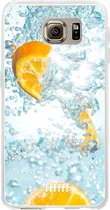 Samsung Galaxy S6 Hoesje Transparant TPU Case - Lemon Fresh #ffffff