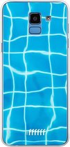 Samsung Galaxy J6 (2018) Hoesje Transparant TPU Case - Blue Pool #ffffff