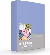 Zachte Jersey Hoeslaken Lits-Jumeaux Lavendel | 160x200/220 + 180/190/200x200 | Dikke Kwaliteit | Rondom Elastiek
