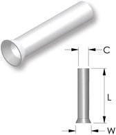 Tirex - Adereindhuls ongeïsoleerd 4mm² 100st.