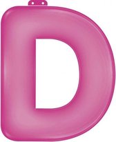 funtext letter D roze