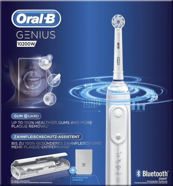Oral-B Genius 10200W - Elektrische Tandenborstel - Wit - Oral B