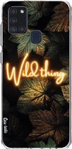 Casetastic Samsung Galaxy A21s (2020) Hoesje - Softcover Hoesje met Design - Wild Thing Print