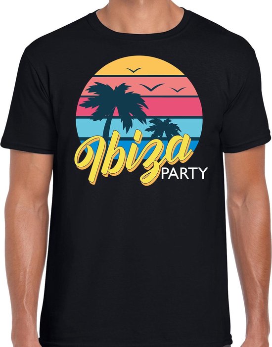 Ibiza zomer t-shirt / shirt Ibiza party zwart voor heren M | bol.com