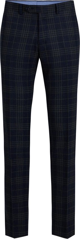 WE Fashion Heren slim fit geruite pantalon, Vance - Maat S (44) | bol.com