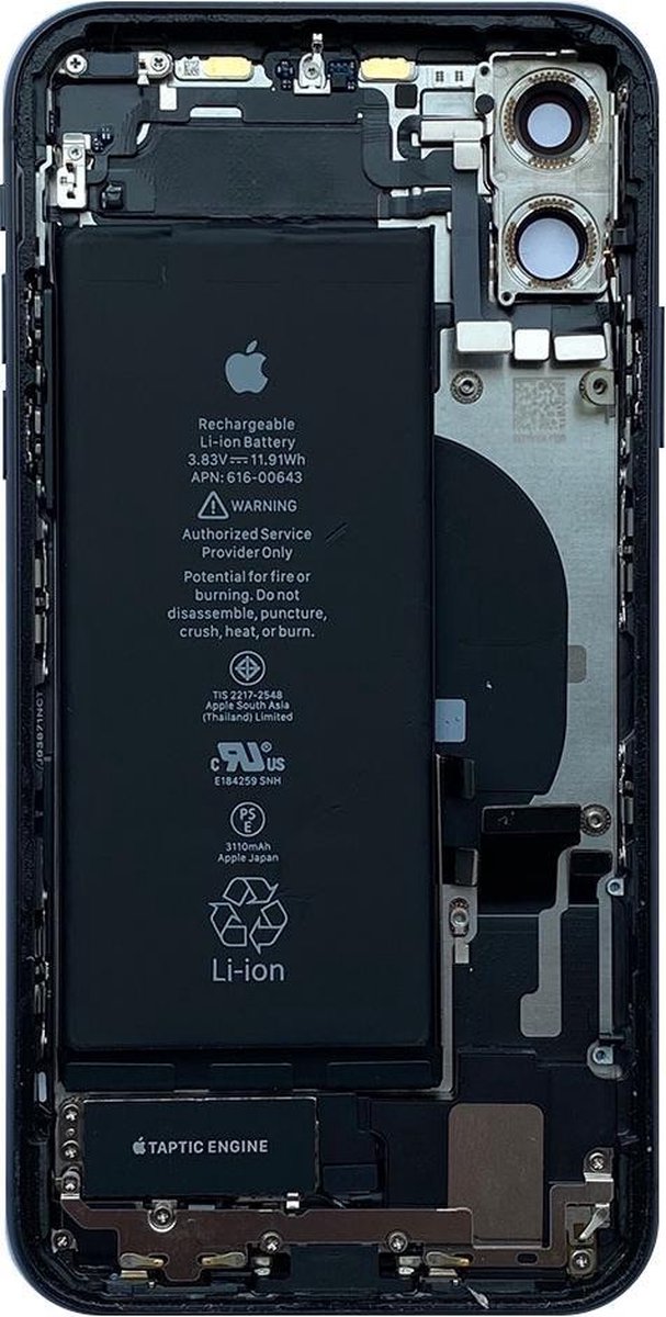 Iphone 11 Frame Compleet Zwart