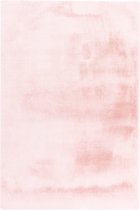Extra zacht en effen vloerkleed Lambada - Roze - 120x170 cm