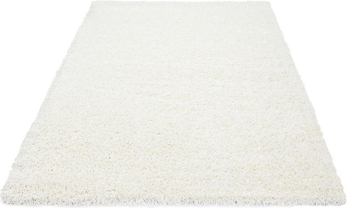 Hoogpolig vloerkleed Life - creme - 200x290 cm
