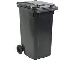 Afvalcontainer 240 liter grijs - Kliko 240L - restafval container