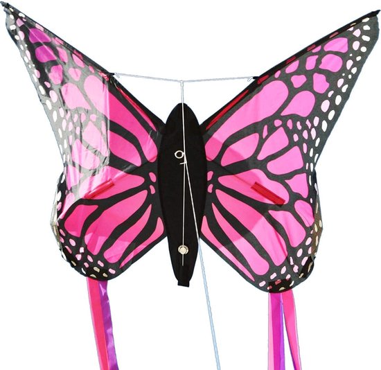 Spiderkites - Butterfly Kite - Kindervlieger - Roze