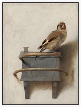 Het puttertje, Carel Fabritius - Foto op Akoestisch paneel - 150 x 200 cm