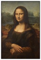 Mona Lisa, Leonardo da Vinci - Foto op Akoestisch paneel - 60 x 90 cm