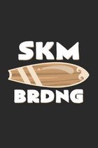 Skm Brdng: 6x9 Skimboarding - grid - squared paper - notebook - notes