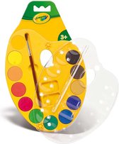Crayola - Hobbypakket - Schilderspalet Waterverf - 12 Kleuren - Voor Kidneren