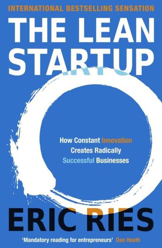Boek cover Lean Startup van Eric Ries